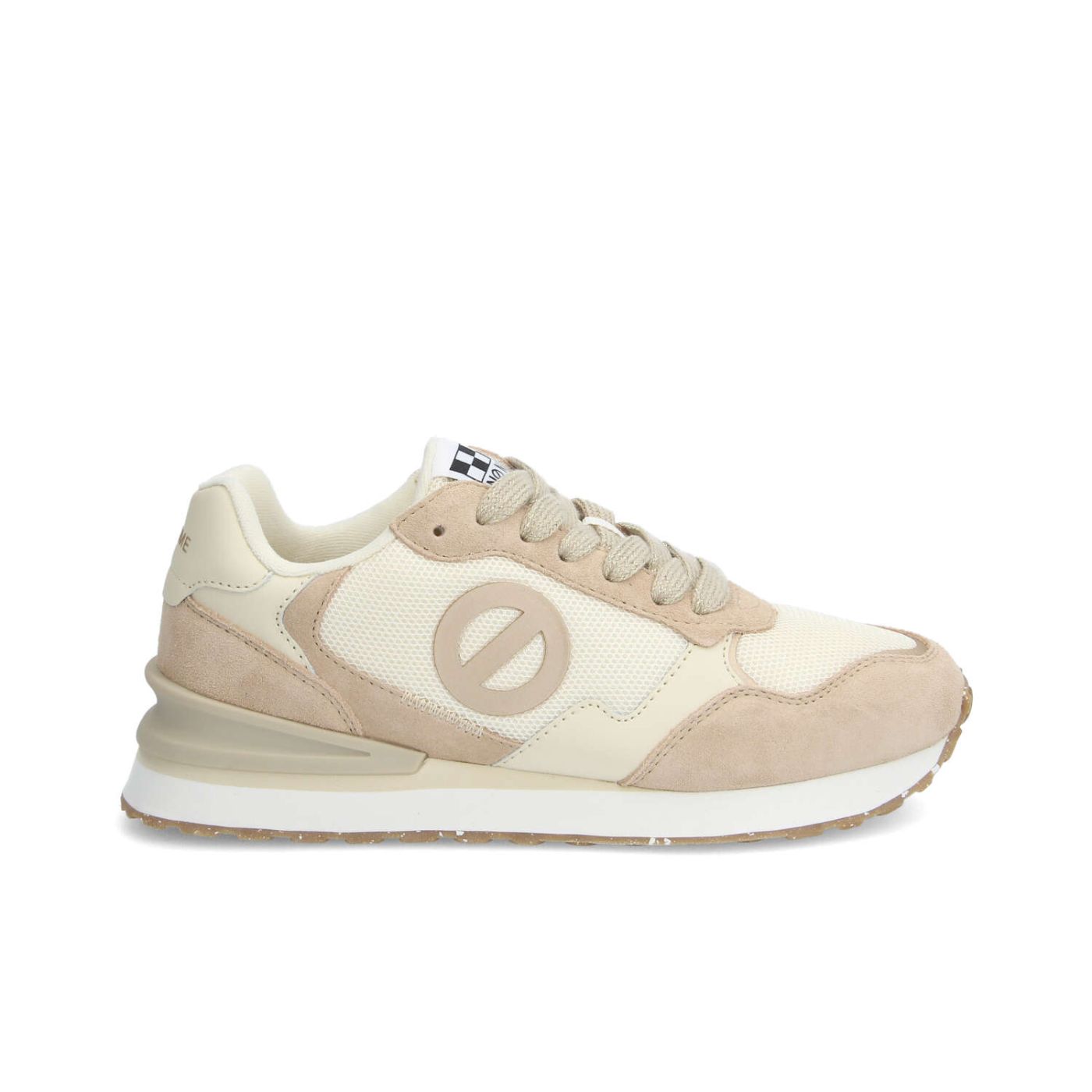 TOVA RUNNER W - SUEDE/MESH/NAPP - BEIGE/BIANCO SPORCO